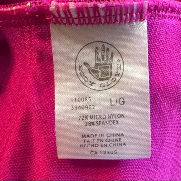 Body Glove Black Pink One Piece Swimsuit Athletic 80’s vintage beach neoprene Lg - Picture 13 of 13